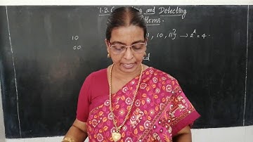 1.3 Correcting and detecting error patterns