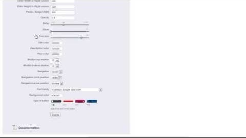 Aquaslider - Prestashop module