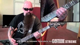 KERRY KING (SLAYER) GUITAR LESSON  Guitare Xtreme #70