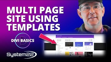How To Build A Multi Page Site With Templates Divi Theme 👈👍👈👍
