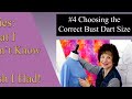 Tip 4 Choosing the Correct Bust Dart Size - What I Didn't Know But Wish I Had - Sure-Fit Designs