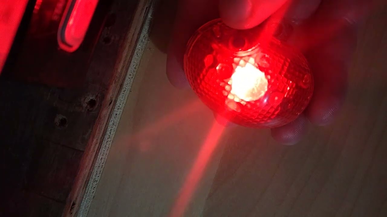 Red bicycle light - Static/flashing mode - 08/01/2026