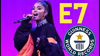 Ariana Grande Breaks Record For Highest Note Ever Sung Live (Chest Register)