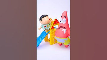 Satisfying with Unboxing and Review Crayon Shinchan, Patrick Toys Video