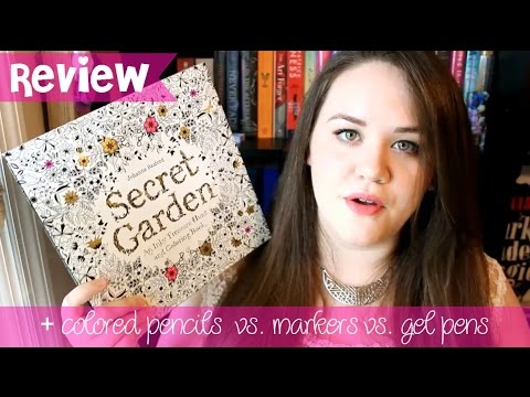 Adult Coloring Book Review & What I Color With – Secret Garden by Johanna Basford