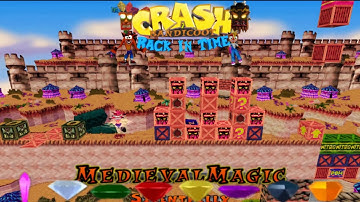 Crash Bandicoot - Back In Time Fan Game: Custom Level: Medieval Magic By SilentFilly