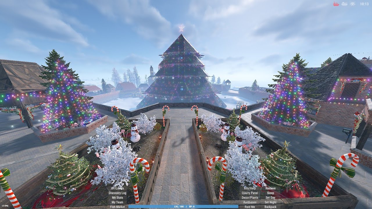 Rust Christmas base/build 2025 Run through - Relic PVE - YouTube