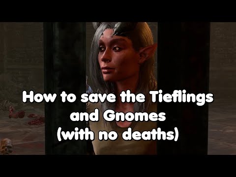 Baldur's Gate 3: How to save the Tieflings and Gnomes in Moonrise Tower without any deaths