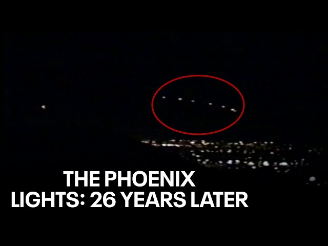 Phoenix Still no 26 years after the lights appeared over the Valley - YouTube