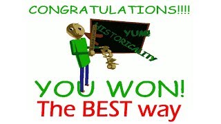The BEST way to WIN Baldi's Basics in Education and Learning screenshot 5