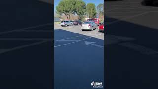 The cop forgot to put it into park