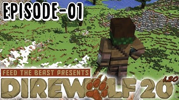 Direwolf20 1.20 Modpack letsplay! Ep-01~ New beginnings!!!