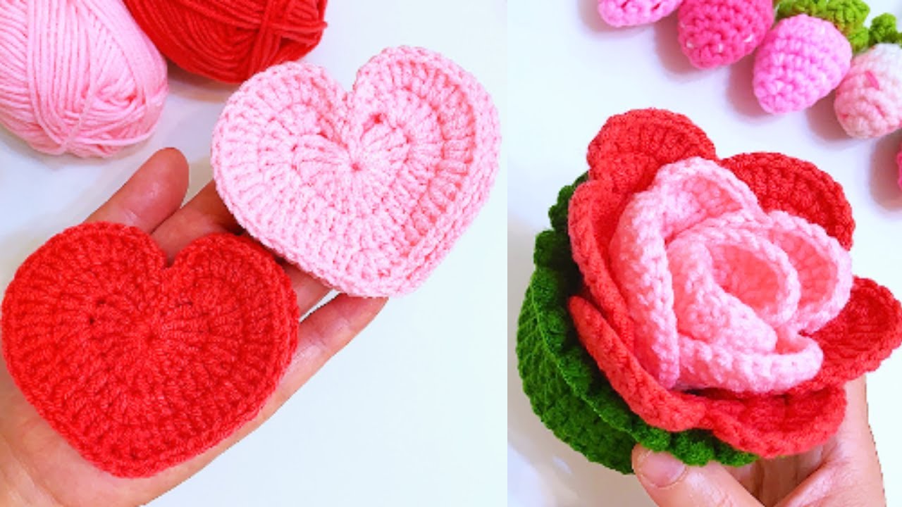 💖Amazing 3-in-1 combo with Colorful Coasters for Coffee Cups - Crochet Trend 🧶