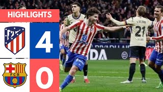 ATLETICO MADRID 4-0 vs FC BARCELONA | COPA DEL REY 25/26