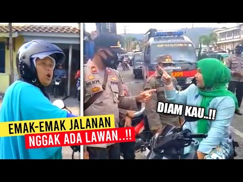 Emak-Emak Nggak Ada Lawan!! Deretan Aksi B4RBAR Emak-Emak Di Jalanan #2