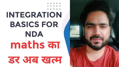 INTEGRATION BASICS for NDA | CLASS 1 | RAVI JANGRA SIR