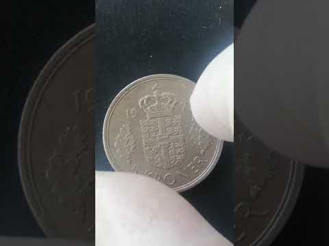    5 1977    عملة الدنمارك القديمه ١٩٧٧