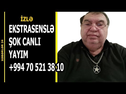 EKSTRASENS ELXAN MİRZƏ İLƏ ŞOK ŞOK MÜSAHİBƏ.HƏRKƏS İZLƏSİN