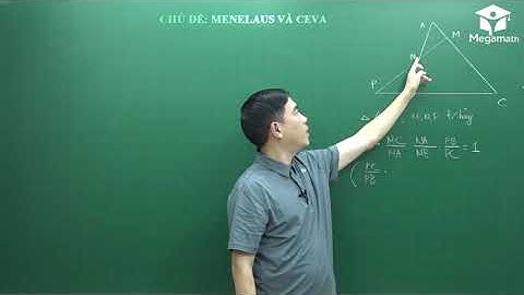 Bài tập về định lý menelaus và ceva có giải năm 2024