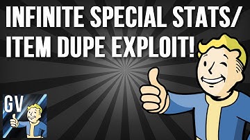 Fallout 4 - INFINITE SPECIAL STATS/ITEM DUPE EXPLOIT!