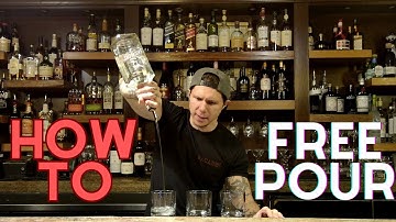 Free Pouring like a Pro! Easy Bartender Guide
