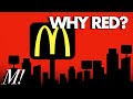 Why do most fast food restaurants use red