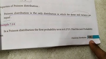 12th business maths... Example 7.14.. Pg no 57... Poisson distribution in தமிழ்... 🙂
