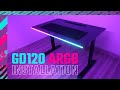 Cooler master gd120 argb gaming desk installation