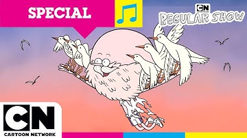 Regular Show + 80’s muziek = nostalgie 😍📼 #iransofaraway | Regular Show | @CartoonNetworkBEN