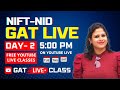 Nift nid gat live class   day  2  verbal reasoning  nift entrance exam preparation