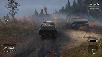 SNOWRUNNER Gameplay Walkthrough - Delivering metal beams to the drilling site - Part 12 (PS4)