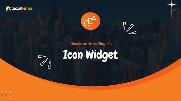 How to Use a "Icon" Widget of a Classic Elementor Addon Plugin?