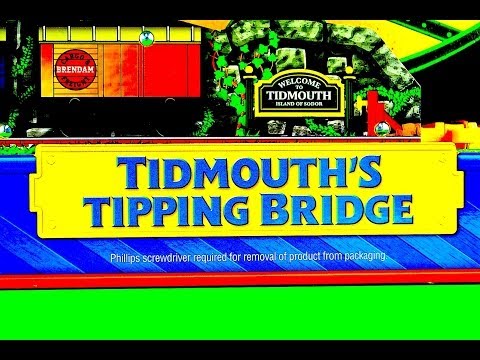 Thomas & Friends TIDMOUTH'S TIPPING BRIDGE - A 2014 Wooden Railway Toy Train Destination Review