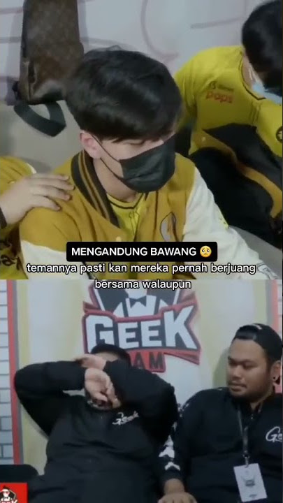 Moment haru Kairi menangis karena Baloyski gak lolos ke Playoff di MPL ID S10 - #onic #geekfam #mpl