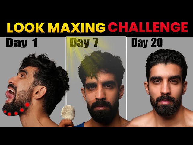 ATTRACTIVE: 30 Days LOOK MAXING Challenge| Mewing|Tanning| Look good| Jawline|The Formal Edit class=