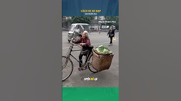 Phong cách đi xe đạp của người xưa đúng là khó thật mà #phidikhampha #shotrs