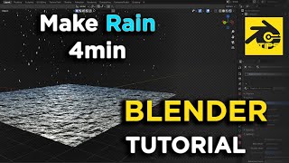 Make Rain in 4 min / Blender-Tutorial