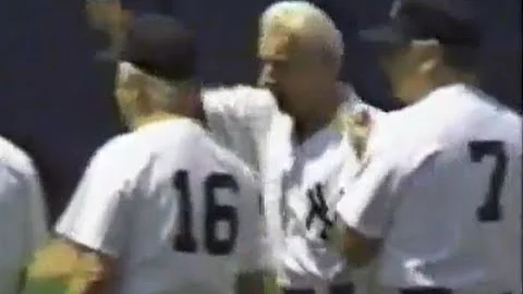 Yankees Old Timers' Day 1989: DiMaggio, Mantle, Fo...