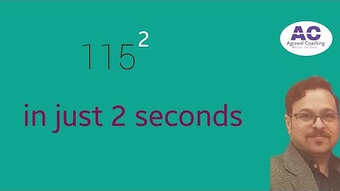 Square in 2 seconds (trick 2) | Agrawal Coaching | Hemant agrawal