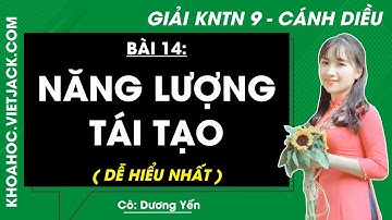 Khoa học tự nhiên 9 Bài 14: Năng lượng tái tạo - trang 71, 72, 74 | Cánh diều (DỄ HIỂU NHẤT)