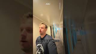 Un pasajero del MV HONDIUS muestra cómo es el crucero por dentro