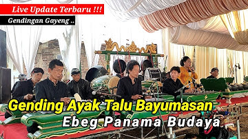gending ebeg pambuko ayak talu || panama budaya somawangi AUDIO JERNIH