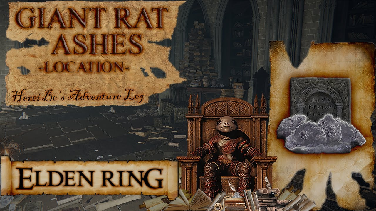 Giant Rat Ashes Location Elden Ring YouTube