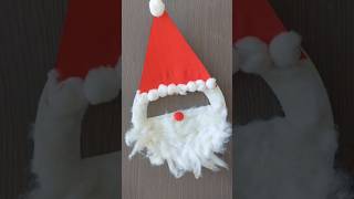 Paper Plate Santa Claus Mask | Easy Christmas Craft for Kids | DIY Santa Mask