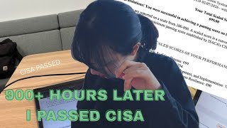 900 Hours in 5 Months: CISA Study Log (Full-time Work & Study)