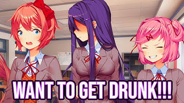 The Club Starts Drinking?!?! (DDLC Meetings MOD) Part 17