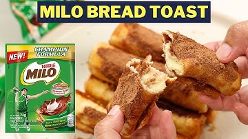 Milo Bread Roll with Cheese Recipe | Easy Pinoy Merienda