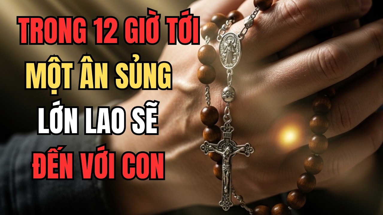 Trong 12 giờ tới một ân sủng lớn lao sẽ đến với con