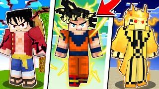 Choose Your Random Anime Character In Minecraft Then Battle 