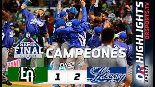 Resumen Estrellas Orientales vs Tigres del Licey | 18 ENE 2023 | Serie Final Lidom